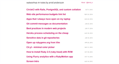 Desktop Screenshot of blog.arvidandersson.se